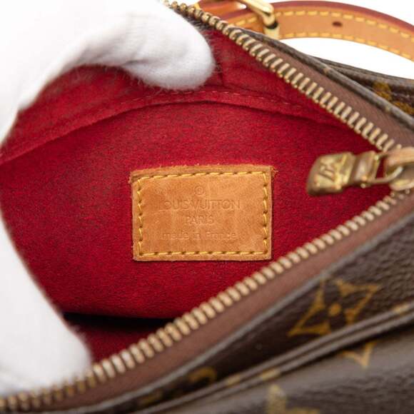 LOUIS VUITTON Brown Monogram Leather Shoulder Bag - Picture 6 of 7